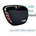 Universal Bike Side Box for Motorcycle - Black. 