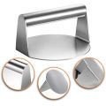 Stainless Steel Smash Burger Press Hamburger Patties Meat Masher Circular Meat Press Mold For Deli Meats Kitchen Accessories.