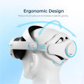 Adjustable Head Strap Compatible For Meta Quest 3 VR Headset Accessories Reduced Pressure Enhanced Support Headband Replacement.
