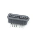 【2023NEW】2PCS Replacement Grey For SFC Console 90 180 Degree Female 7 Pin Connector Socket for SNES Controller. 