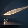 Italian Designer Table Lamp Led Crystal Eye Of The Sky Bedside Table Lamps For Living Bedroom Decor Light Night Projector Gift.
