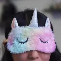 Plush Anime Sleeping Eye Mask Cute Kids Sleep Mask Cartoon 3D Eye Cover Eye Blindfolds Travel Eye Band Shade Rest Eyepatch. 