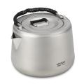 1.4L Titanium Tea Pot Ultralight Outdoor Camping Hiking Water Kettle Coffee Pot Teapot.
