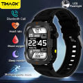 Timack® Smart Watch For Huawei Xiaomi Military Men Flashlight Waterproof Outdoor Sport Tracker HD Bluetooth Call Smartwatch.