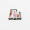 54mm to USB 3.0 X 2 Port Expresscard PCI-E to USB Adapter Converter Express Card Metal+Plastic 2 Ports Express Card Adapter Fit for Laptop Notebook. 