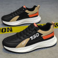 Forrest Gump Men's Shoes Autumn Casual Sports Skate Shoes Slip-on Light Running Shoes Letter Printed All-Matching White Shoes.