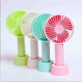 Mini USB Hand Lithium Battery Rechargeable Hand Fan Multi colour. 