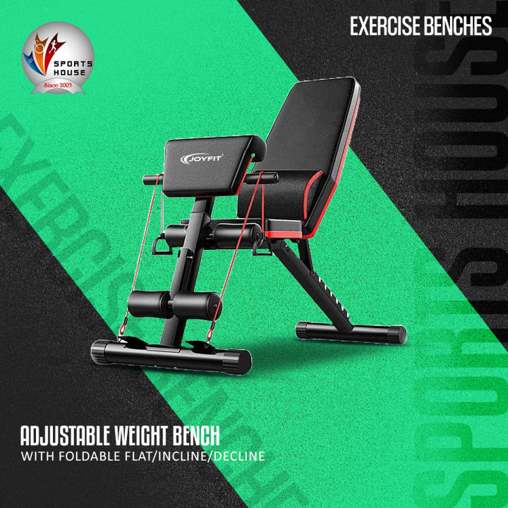 Adjustable Weight Bench with Foldable Flat/Incline/Decline
