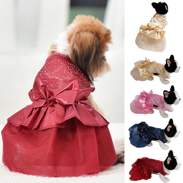 Rhinestone%20Dress%20Pet%20Cat%20Clothes%20Big%20Bows%20Satin%20Dresses%20For%20Dogs%20Cat%20Clothing%20Chihuahua%20Summer%20Pink%20Wedding%20Dress%20Pet%20Clothes%20-%20Image%203