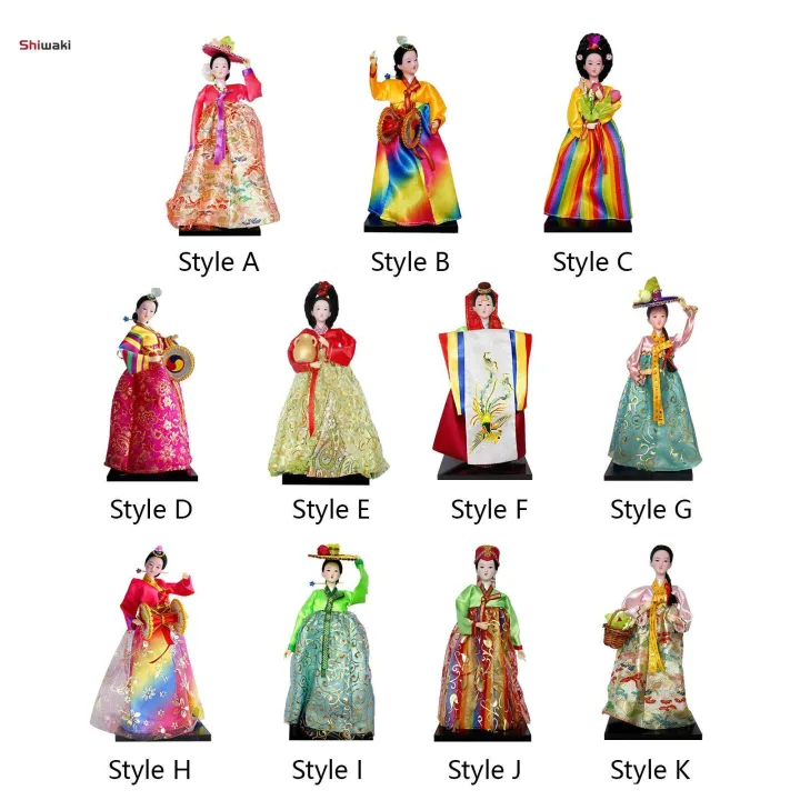 Korean%20Geisha%20Doll%20Cute%20Folk%20Ethnic%20Ornament%20Decor%20Female%20Statue%20Hanbok%20Doll%20-%20Image%206