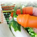 Silicone Vegetable And Fruits Thumb Cutter Finger cutter 5 in 1. 