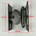 2X Strong Universal Surround Speaker Wall Mount Ceiling Bracket Loudspeaker Wall Mounted Holder Tilt Rotate 60Kg 132Lbs. 