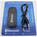 Bluetooth Adapter Audio Music Receiver with 3.5mm aux Cable Compatible with car Media Player & Convert Old Speakers into Wireless.