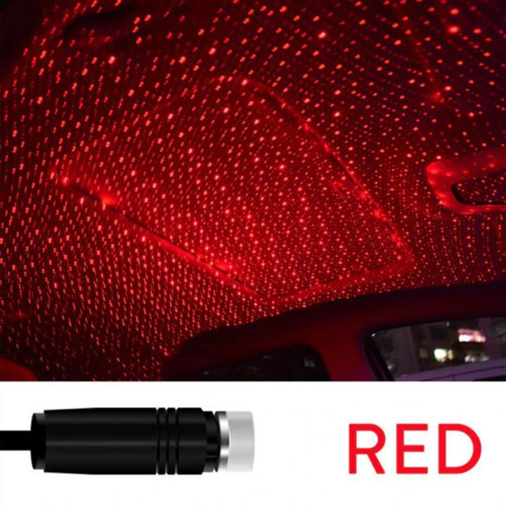 1pcs LED Car Dome Light Galaxy Projector Night Light Adjustable USB Decoration Light Car Interior Light Starry Sky Night Light