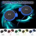 SHINI Q940 3.5mm Headphones Stereo Bass Music Earphone HiFi Heavy Bass Noise Cancelling EarHook Headset For Xiaomi. 
