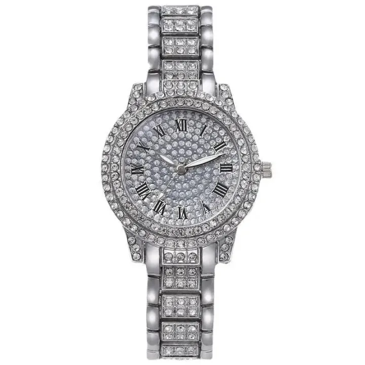 Diamond-encrusted%20Ladies%20Quartz%20Watches%20Steel%20Bracelet%20Personality%20Fashion%20Wristwatch%20Women's%20Jewelry%20Watch%20-%20Image%203