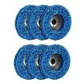 6 Pcs Paint Stripping Disc Wheel Rust Stripper Strip Discs for 100mm Angle Grinder for Wood Metal Fiberglass Products.