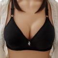 Plus Size 36 38 40 42 44 B C Cup Women Wire Free Bras Woman Lingerie Push Up Underwear Flower Print Lingerie Femmale. 