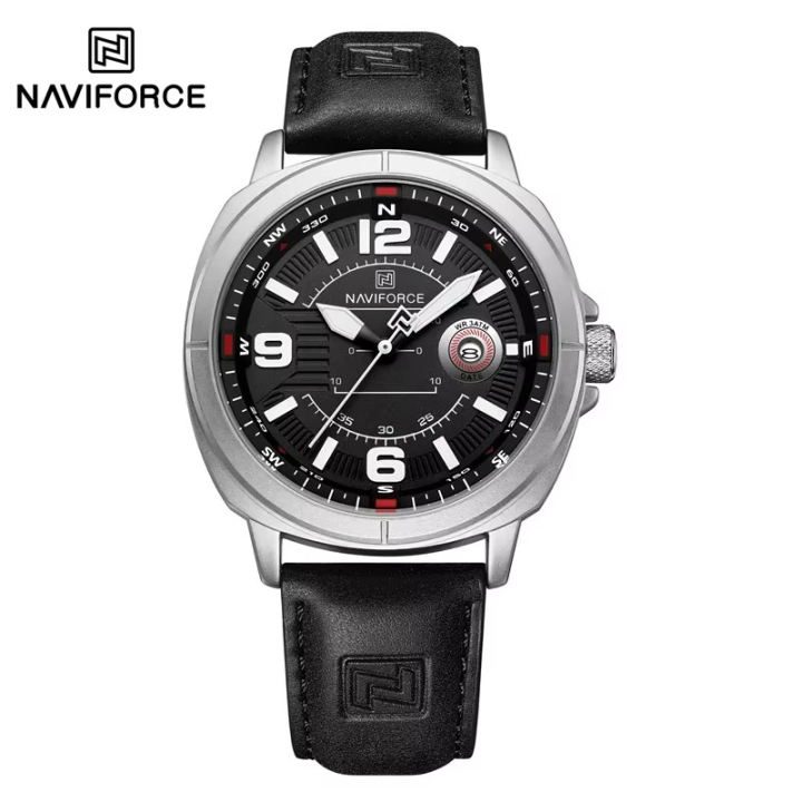 NAVIFORCE%20%208078%20High%20Quality%20Male%20Wristwatch%20PU%20Band%20Calendar%20Brand%20Men%20Quartz%20Watch%20Auto%20Date%20Display%20%20Clocks%20Reloj%20Hombre%20-%20Image%202