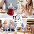 Tea Infuser, Stainless Steel Tea Strainer, Ball Mesh Tea Strainer, for Tea, Spices and Most Cups and Teapots. 