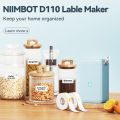 NIIMBOT D110 Thermal Label Maker Smart Label Printer Inkless Portable And Rechargeable for Household/Kitchen/Stationery Life Printers.