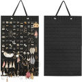 Earrings Hanging Organizer Wall Earring Holder Soft Felt Hanger Jewelry Necklace Yao Store. 