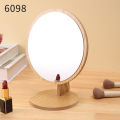 Wooden makeup mirror can be spliced with rotating mirror, desktop high-definition mirror, desktop dressing mirror, large princess makeup mirror.