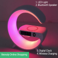 LED G-Lamp Wireless charger RGB Light Bluetooth Speaker. 