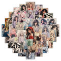 10/30/63PCS Retro Hong Kong Style Fashion Girl Poster Sticker DIY Laptop Luggage Skateboard Graffiti Decals Fun for Kid Toy.