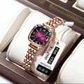 Landa Stylish & Fashion Waterproof Solid Steel Strap Women Watch.