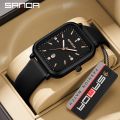 Sanda Women's Elegant Casual Business Square Diamond Quartz Watch SD1134-2.