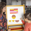 402Pcs Magnetic Fraction Tiles & Fraction Circles -Math Manipulatives for Preschool Elementary Classroom Educational Kit. 