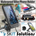 Universal 360 Rotating Bike Handlebar Mobile Phone Holder With Touch Screen - NR Mart-2024. 