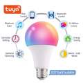 FXPOT Tuya Smart Led RGB (Bluetooth) 10W Bulb Dimming Alexa Lights E27 Aluminum APP Control.