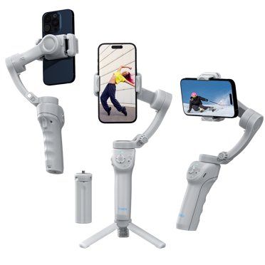 M1 3-Axis Smartphone Gimbal Stabilizer Handheld Anti-Shake Video Stabilizer for Android iPhone Vlog TikTok YouTube