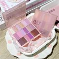 18 Color Pearlescent Purple Eyeshadow Palette Glitter Shimmer Ice Eyeshadow Eye Glitter Beauty Makeup Palette Brighten Eyes Cosmetics.