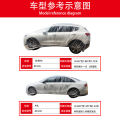 Disposable rainproof sun shading SUV invisible and transparent car electric vehicle dust cover universal. 
