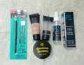 5 in 1 cosmetics combo foundation,primer,eyeconic kajol,w7 loss poder ,setting spray .,.,';';. 
