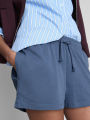 Womens Cotton Fit Drawstring Summer Lounge Shorts From Levin. 