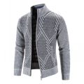 Autumn Winter Jacket Men Warm Cashmere Casual Wool Zipper Slim Fit Fleece Jacket Men Coat Dress Knitwear Male.