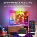 Smart Ambient TV Led Backlight For 4K HDMI 2.0 Device Sync Box Led Strip Lamp PC Monitor Back Lights Kit Works with Alexa Google.