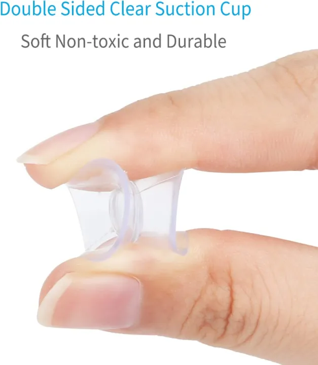 1/10Pcs%2020/30/35Mm%20Transparent%20Thicken%20PVC%20Double%20Sided%20Round%20Vacuum%20Table%20Suction%20Cups/Household%20Lightweight%20Non-slip%20Glass%20Sucker%20Pads%20Without%20Trace%20-%20Image%207