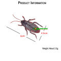 3 pcs x Australian Simulation Plastic Cockroach Toy Realistic Prank Funny Trick Insect Toys. 