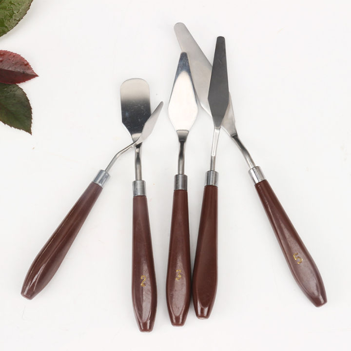 Stainless%20Steel%20Spatula%20Palette%20Oil%20Painting%20Scraper%20Artist%20For%20Color%20Mixing%20Painting%20Tools%20-%20Image%204