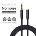 Earphone Extension Cable Nylon Aluminum Alloy Grade Audio Cable 3.5mm Cable Layor. 