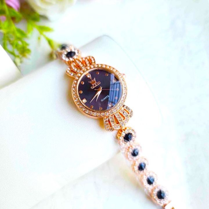 New Luxury Crystal Wristwatches Women's Fashionable Casual Watch - Watch For women - Watch -ঘড়ি