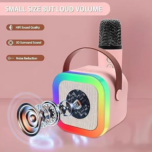 K12%20Speaker%20Machine%20Bluetooth-Compatible%20Wireless%20Karaoke%20Mic%20Speaker%20Multi-Compatibility%20Modes,%20RGB%20Lights%20%7C%20Party%20POP%20Bluetooth%20Speaker%20with%20Mic%20-%20Image%204