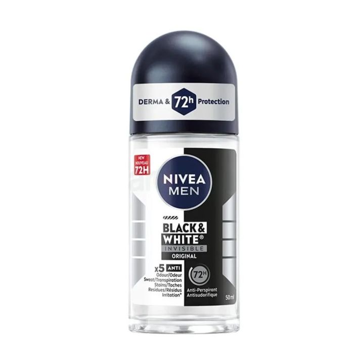 Nivea%20Men%205in1%20Black%20&%20White%20Invisible%20Original%20Fresh%2048H%20Anti-Perspirant%20Deodorant%20Roll-on%20-%2050%20ml%20-%20Image%203