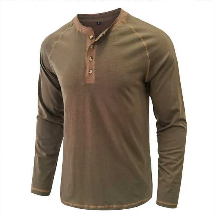 2023%20New%20Long%20Sleeve%20Cotton%20T%20shirts%20Men%20Fashion%20Henry%20Collar%20Men's%20T-shirt%20Spring%20Summer%20Quality%20Brand%20Men%20Clothing%20-%20Image%205