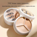 Korea TFIT Makeup Base Face Primer 3-color Concealer Palette Invisible Pore Light Oil-Free skin cover smooth Foundation Cosmetic.